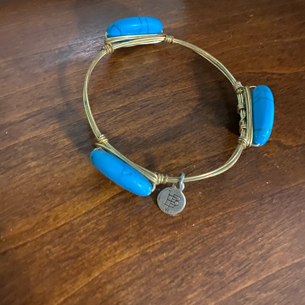 Blue gemstone bracelet